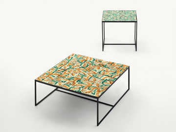 COCCI - Faïence garden side table by Paola Lenti - view 2